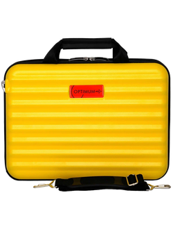 Пластиковый кейс для ноутбука 13 - 14 дюймов Optimum, желтый