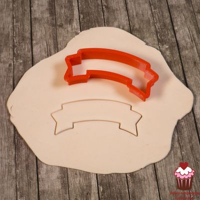 Вырубка для пряника &quot;Ленточка №1&quot;, 8х2 см