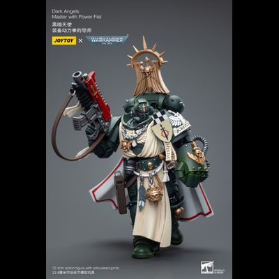 Магистр Темных Ангелов (Warhammer 40k) - КОЛЛЕКЦИОННАЯ ФИГУРКА 1/18 Dark Angels Master with Power Fist (JT7691) - JOYTOY