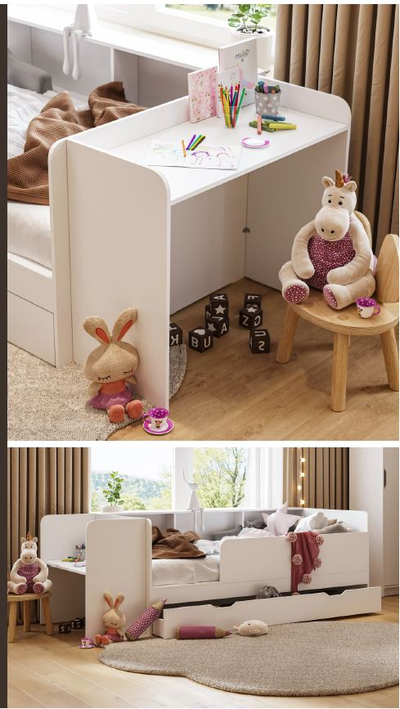 Руна КР 01 Кровать универсальная Белый/Белый