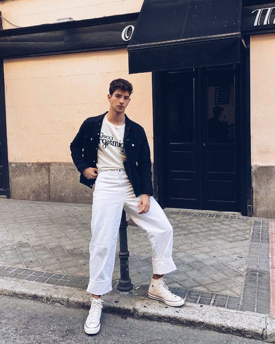 Кеды Конверс Чак с чем носить мужчинам 162053C фото