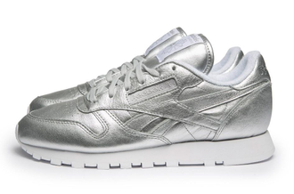 Reebok Classic Серебристые с блеском (36-40)Арт. 305MF-A