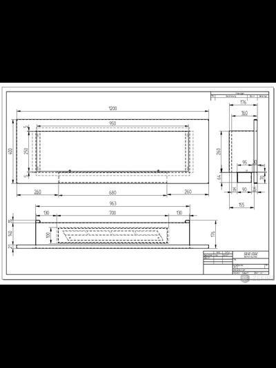 БИОКАМИН ELLIOT 1200 С БЕЛОЙ РАМКОЙ