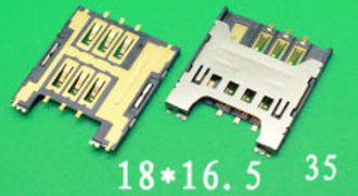 Коннектор Sim-карты №12 i9250 (KA-035)