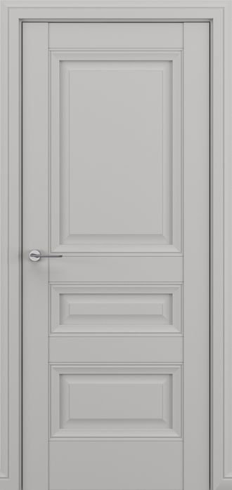 Межкомнатная дверь Zadoor Classic Baguette ПГ Ампир В3 серый матовый
