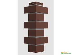 Угол наружный FLEMISH коричневый 420 мм