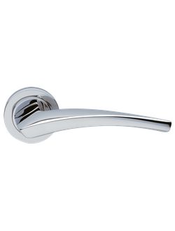 Дверные ручки Morelli Luxury WIND CRO Цвет - Полированный хром