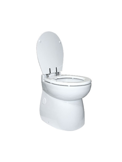 Унитаз судовой/гальюн Matromarine Products Deluxe 6500003212 12В 25А 365х455х455мм электрический вакуумный из белой керамики