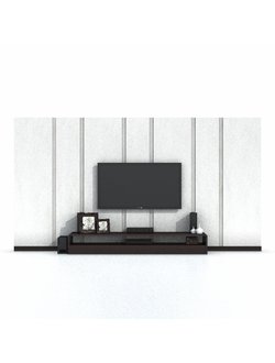 стены Оформление у телевизора 23