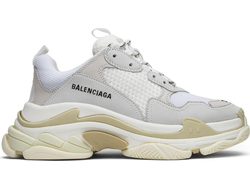 Кроссовки Balenciaga Triple S Trainer White Tan