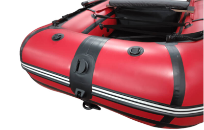 Моторная лодка ДИКИЙ 380 НДНД красный якорный рым
