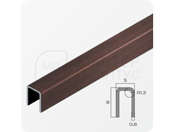 П-образный разделительный профиль из нержавеющей стали NEEXY PVS95-08 ANTC Антик медь