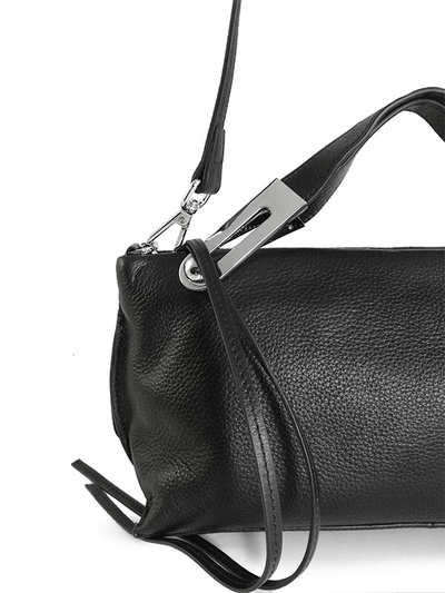 (АРТИКУЛ: 9716/0/32) СУМКА ЖЕНСКАЯ НЕБОЛЬШАЯ, НАТУРАЛЬНАЯ КОЖА, ЧЕРНАЯ, РЕМЕНЬ ЧЕРЕЗ ПЛЕЧО