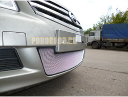 Защита радиатора Nissan Almera 2013 - chrome