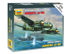 Сборная модель: (Звезда 6186) Немецкий бомбардировщик "Юнкерс" Ju-88A4