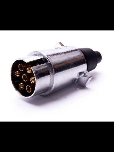 Вилка электрическая для подключения прицепа (Штепсельный разъем 7 контактов)