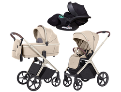 Коляска 3в1 Carrello Vector Seashell Beige (Verona)