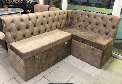 Скамья угловая Венеция кожзам (Бонмебель)