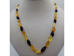 Бусы камнерезные "Змейка"