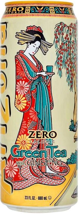 Аризона Зеленый Чай Женьшень Зеро 680мл (Ginseng Zero) (24)