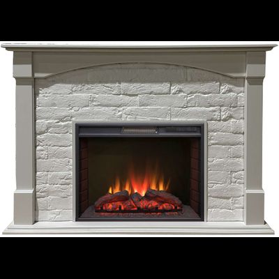 Электрокамин Квинт WT с очагом Sparta 25.5 LED