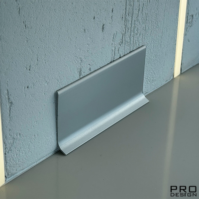 Плинтус SYMETRIC L- образный Анодированный серебро