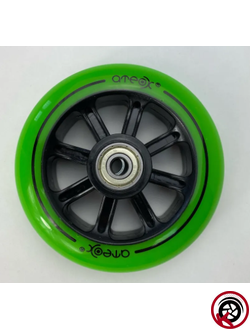 Колесо для трюкового самоката ATEOX PU 100мм зеленое