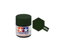 Tamiya: Краска акриловая XF-61 "Dark Green"