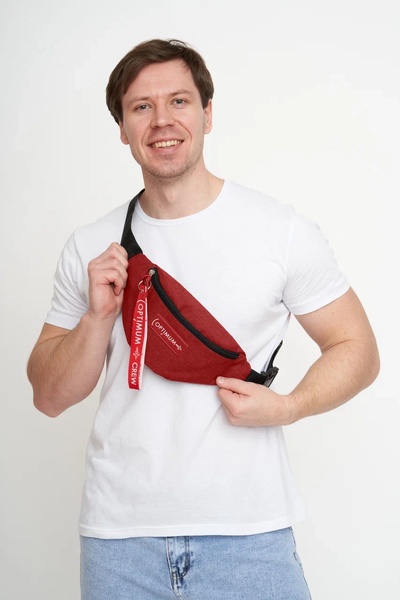 Сумка на пояс Optimum Mini RL, красная