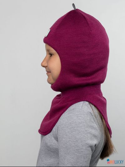 Шапка-шлем "NK"   20101-01, цвет рубиновый р. 50-52