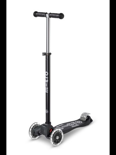 Самокат Maxi Micro Deluxe ECO Серый LED