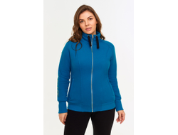 Теплый спортивный костюм женский  12SKJ -1289,изумрудный