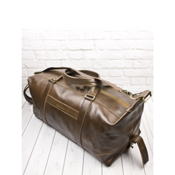 Кожаная дорожная сумка Avellino Premium brown (арт. 
4039-63)