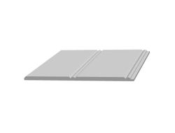 Стеновая панель ударопрочная из архитектурного ЛДФ- декора Ultrawood (Ультравуд) Wain 0002, 1 уп.(6 шт.)