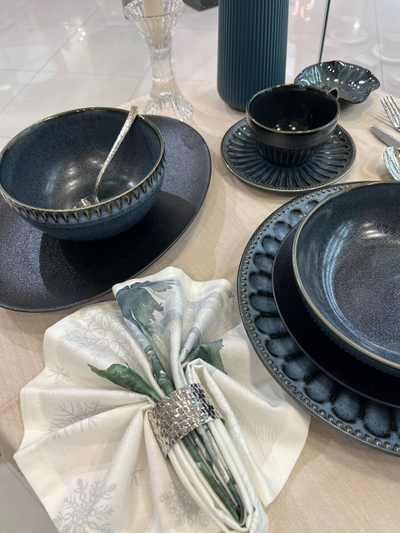 Чашка с блюдцем 0.25л "Black Kitchen"