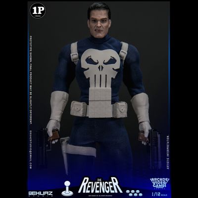 Каратель (The Punisher Arcade 1993) - КОЛЛЕКЦИОННАЯ ФИГУРКА 1/12 THE REVENGER ARCADE VIDEO GAMES SERIES (EKS06) - EKUAZ STUDIO
