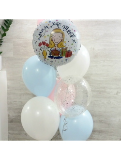 Фонтан из 8 шаров