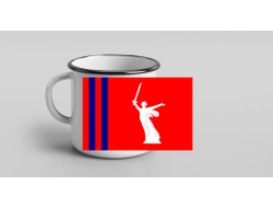 Кружка металлическая эмалированная Волгоградская Область