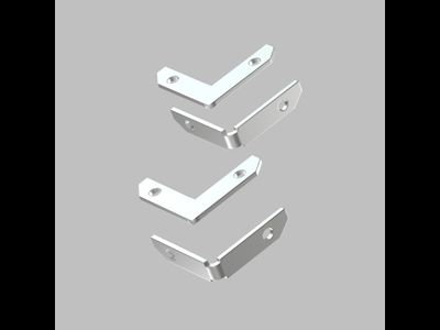 Комплект угловых соединителей трека SMART ONE, алюминий TR2027-AL