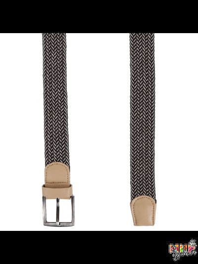 FR12PU-beige/brown FABRETTI Ремень жен/муж текстиль