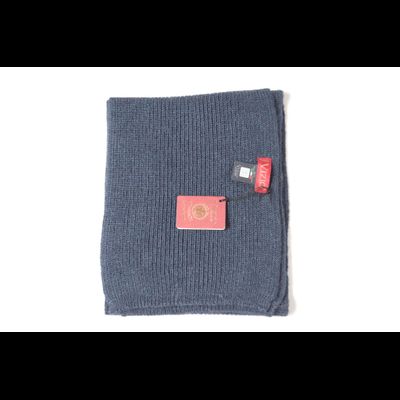 Синий шарф из альпака и шелка Vizio Италия 9015 S фото