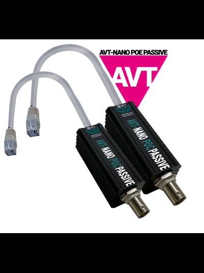 AVT-Nano IP Passive Удлинитель Ethernet по коаксиальному кабелю до 400м. с poe
