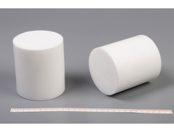 Фторопласт стержень Ф 90 мм  (~100 мм) пресс. ТУ 6-05-810-88