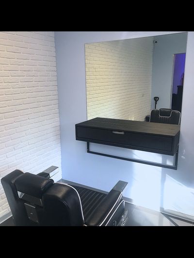 стол-река, барная стойка, ресепшн, мебель для барбершопа, мебель для парикмахерской, мебель в салон