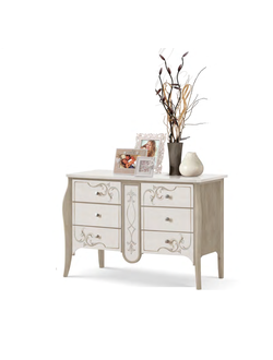 КОМОД 6 ЯЩИКОВ SHABBY CHIC MB146