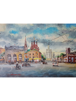 Картина Таганка. Церковь Николая Чудотворца на Болвановке