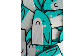 нашивка акула