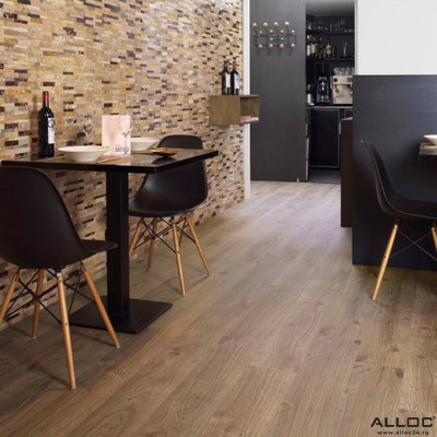 Декор ламината Alloc Original Дуб Осло 04431 в интерьере