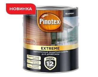 Pinotex Extrime сверхпрочная защитная лазурь для древесины