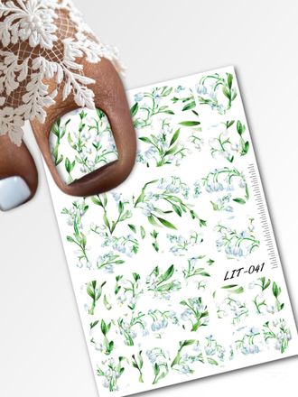 Мини пленки для педикюра LIT-041